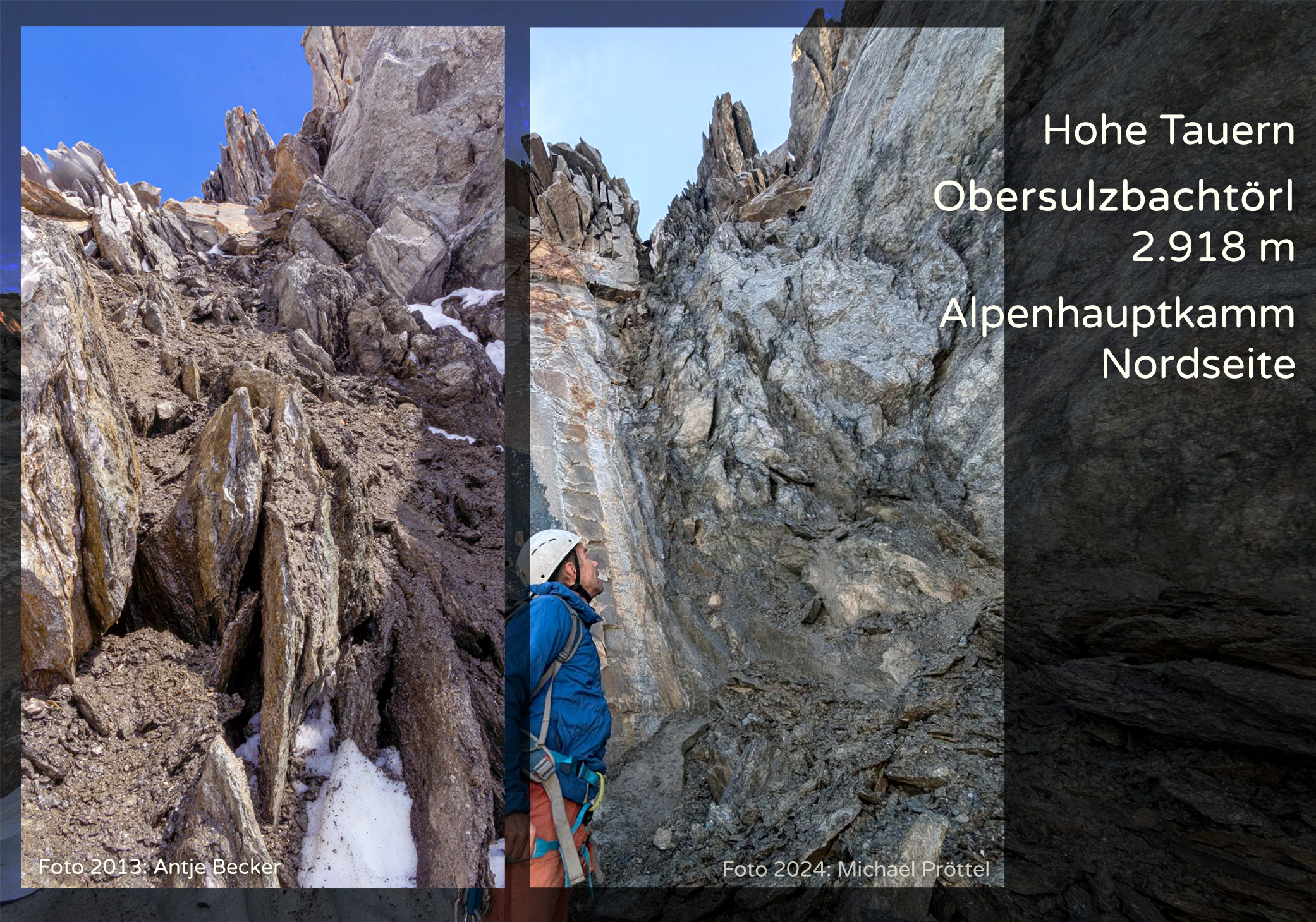 Obersulzbachtörl, Hohe Tauern, Alpenhauptkamm